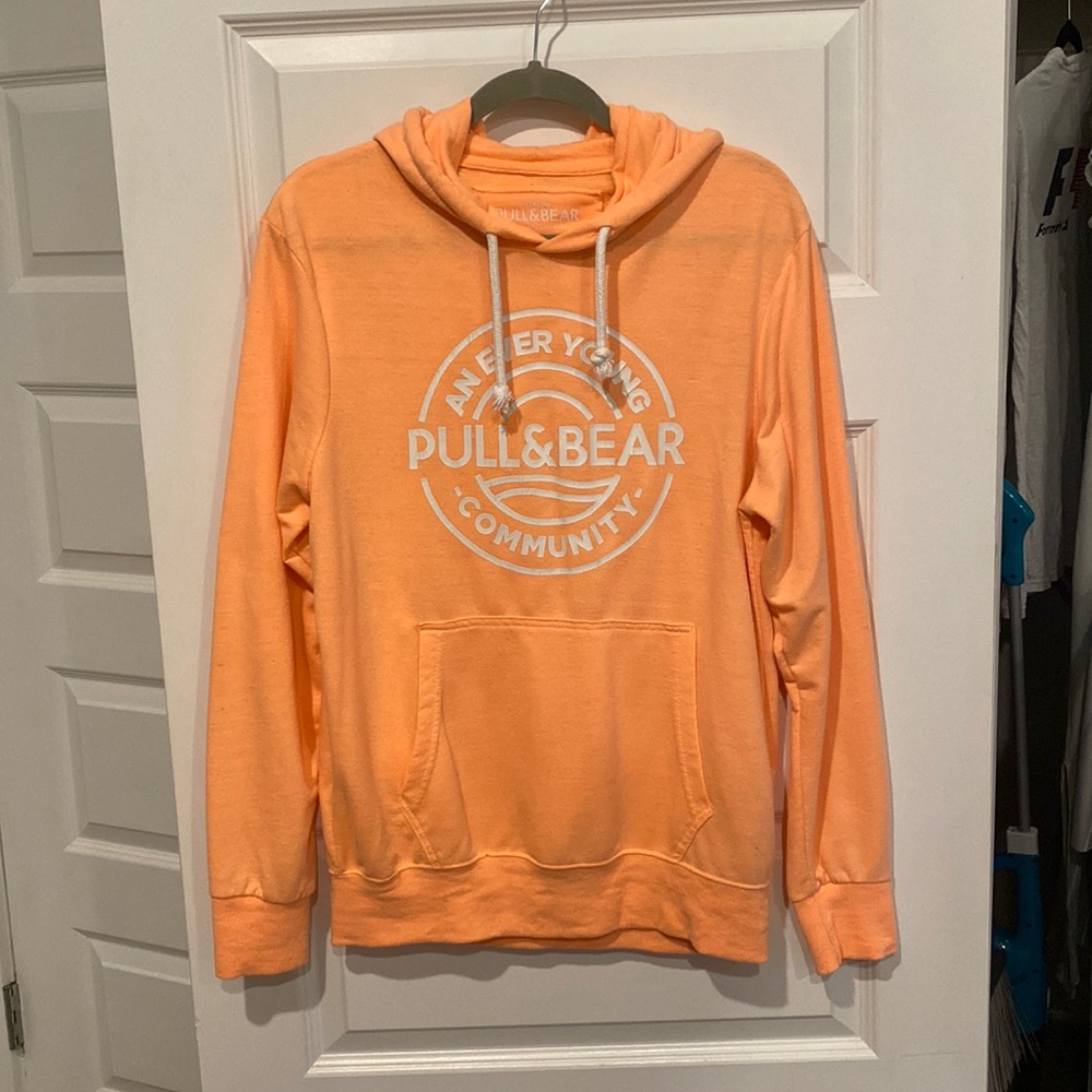Pull&Bear Orange Hoodie